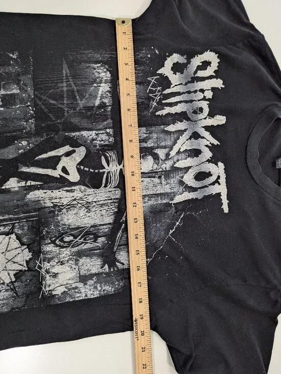 Slipknot Black and White Graphic T-Shirt 5: The Gray Chapter Album - Picture 6 of 8